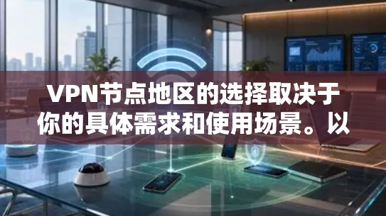 VPN节点地区的选择取决于你的具体需求和使用场景。以下是一些常见的建议和推荐