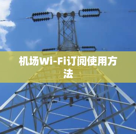机场Wi-Fi订阅使用方法