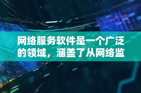 网络服务软件是一个广泛的领域，涵盖了从网络监控到安全、管理、工具等多个方面。以下是网络服务软件的主要分类和一些示例